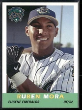 Ruben Mora 2002 Eugene Emeralds Team Set Card