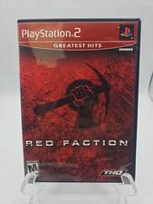 Red Faction (Sony PlayStation 2, 2001) CIB with Manual - Complete