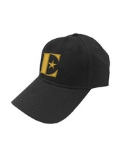 Elton John Baseball Cap Gold E Logo Captain Fantastic Official Black Strapback