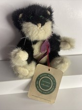 Vintage Boyds Bears Black Cat Jointed Plush 6  Archive Collection W/Tags 1995