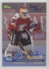 1995 Classic Images Auto 709/1115 Dwayne Roloson Auto 9lz