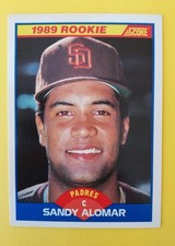 1989 Score Baseball Card #630 Sandy Alomar Jr. 
