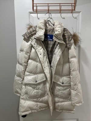 Burberry Women s Blue Label White Down Jacket