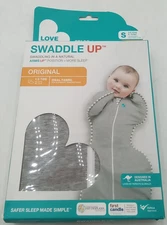 Love to Dream Baby Gray Swaddle Up Swaddle Wrap Original Size Small NEW