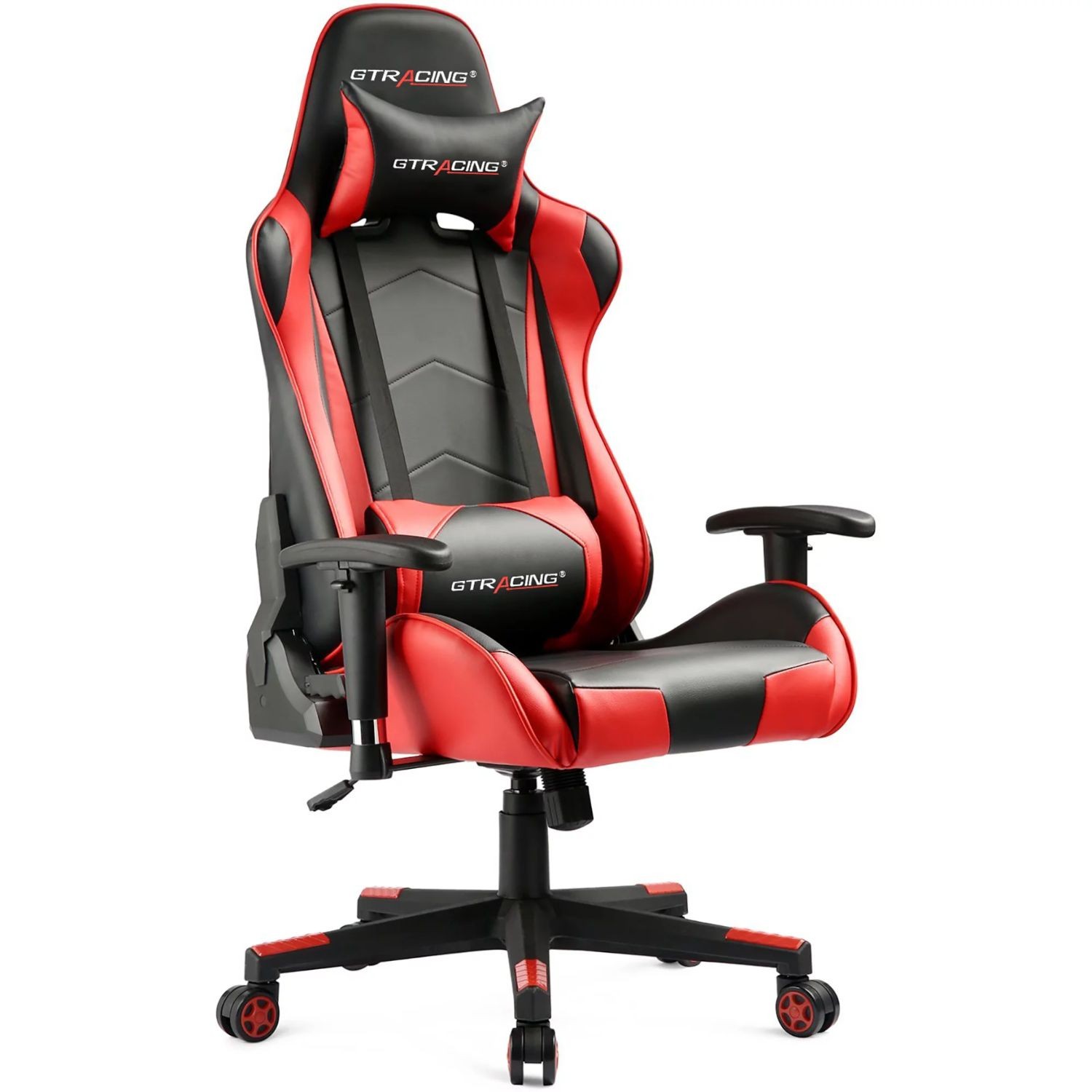 GTRACING WMT-099SJ-2-RED Classic Gaming Chair PU Leather with Adjustable