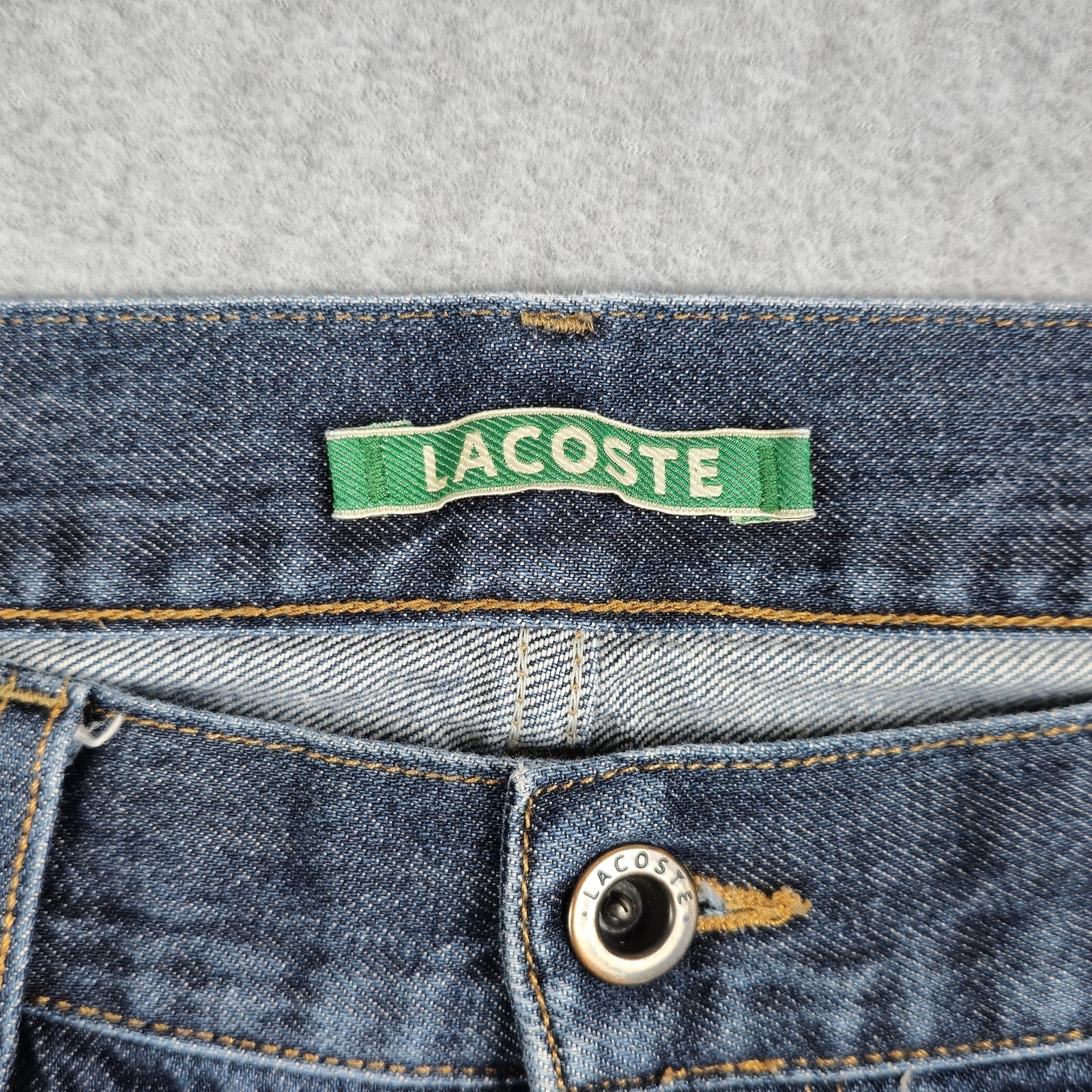 Lacoste Mens 33x30 Straight Leg Jeans thumbnail 12