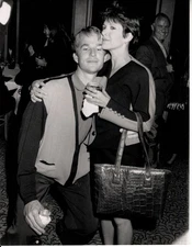 Matthew Modine Carrie Fisher 7x9 original photo #U3857