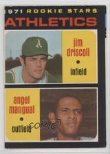 1971 O-Pee-Chee 1971 Rookie Stars Jim Driscoll Angel Mangual #317 9vx