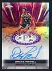 Drake Powell 2025-26 Topps Chrome 58/75 Auto Purple Autograph Issue RC #TAIR-DP