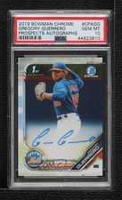 2019 Bowman Chrome Prospects Gregory Guerrero #CPA-GG PSA 10 GEM MT Auto c7y