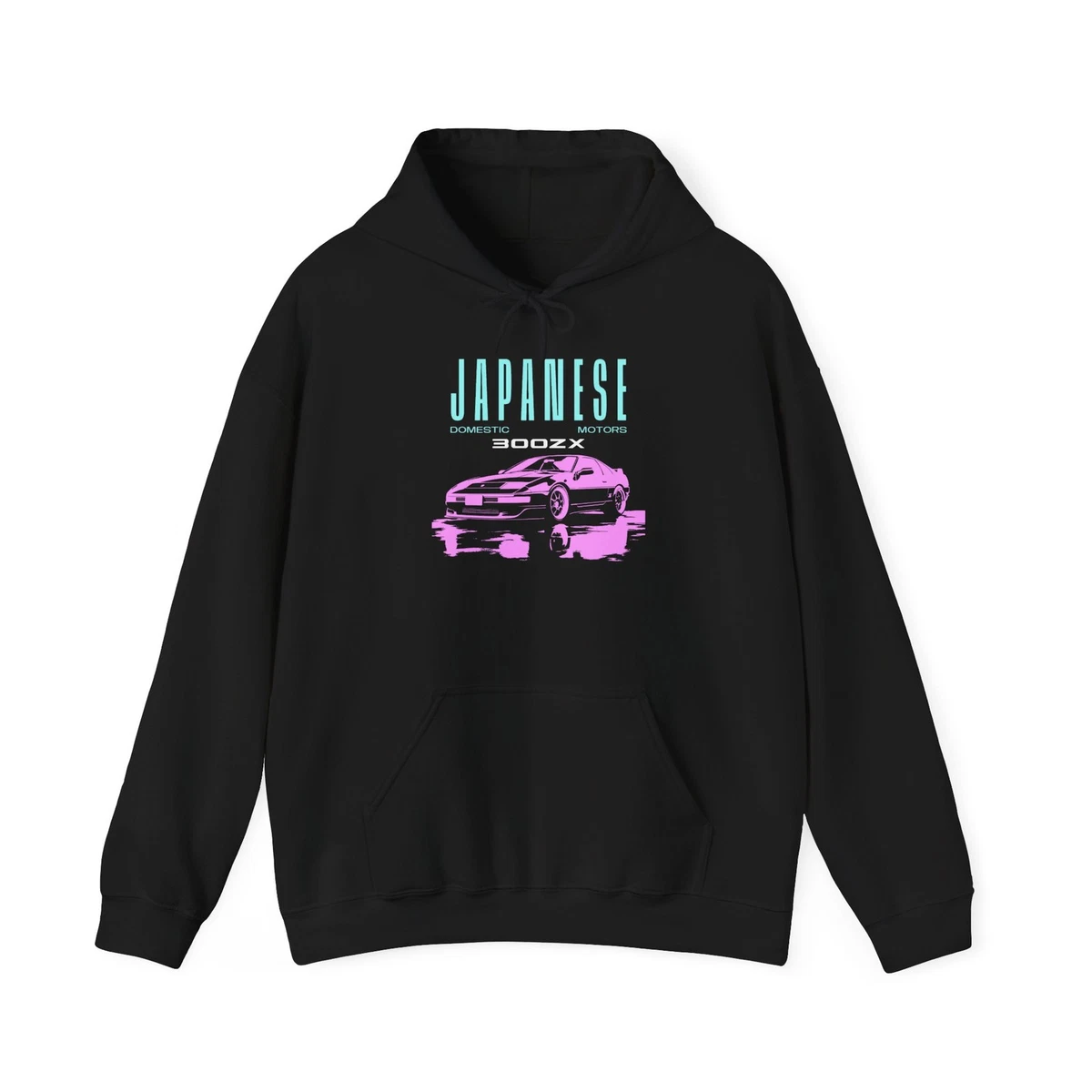 300ZX JDM Hoodie Vaporwave Neon Pink Retro Japanese Car | eBay