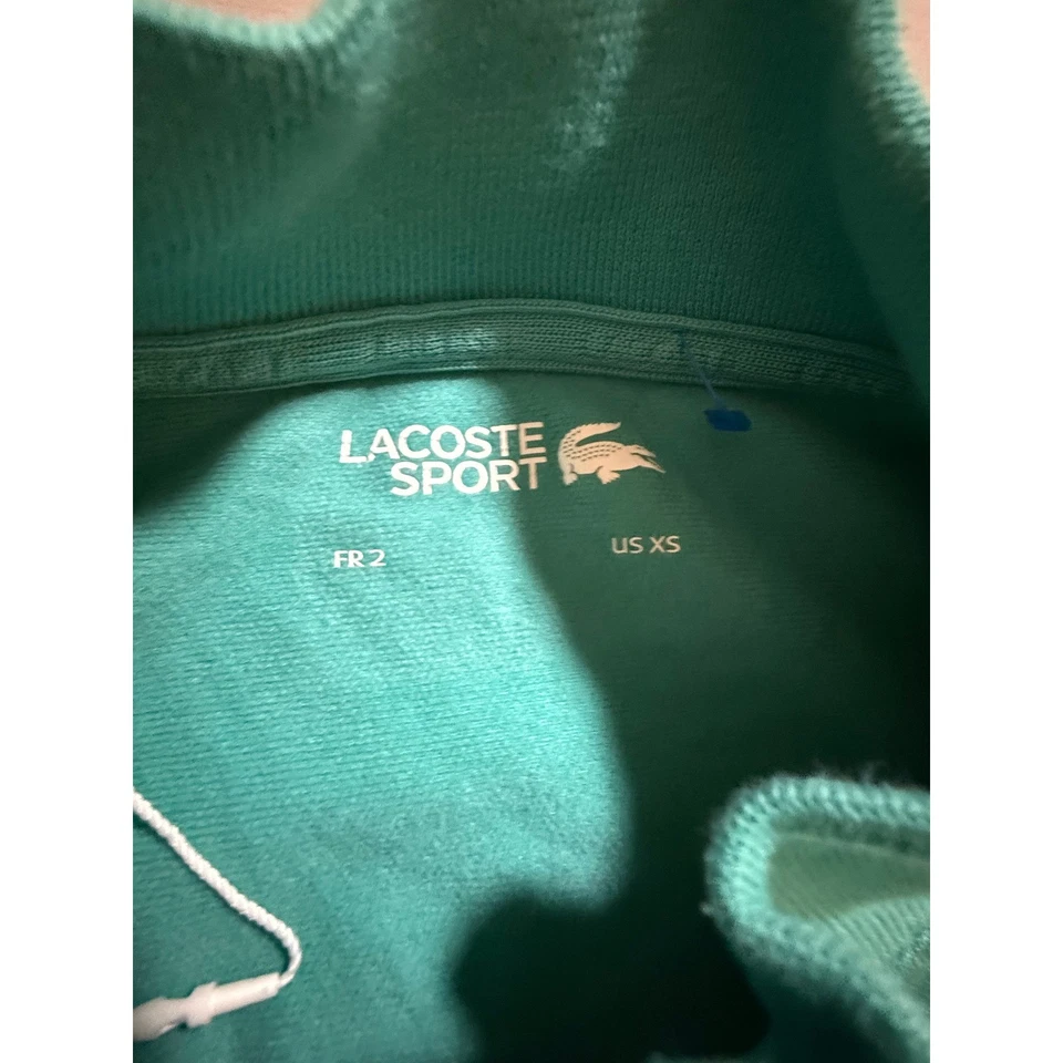 Chaqueta abierta Lacoste Sport Miami XS cremallera completa chaqueta de pista para mujer azul manga larga Foto 3 de 4