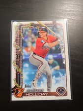 2025 Topps Holiday - Jackson Holliday #H188 Holiday Variation Cookie Back
