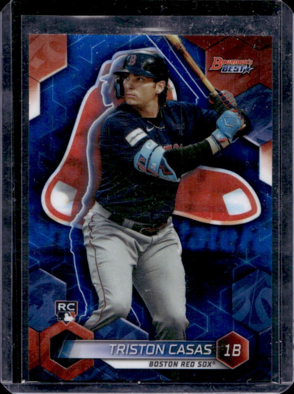 2023 Bowman's Best Triston Casas Blue Refractor Rookie RC #/150 Red Sox