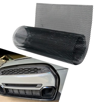 1 PC Automotive Diamond Mesh, Aluminum Alloy Multifunctional Grille Mesh Roll...