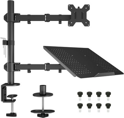BONTEC Monitor Halterung Laptop Arm 13-32 Zoll Bildschirm, VESA 75x75-100x100mm