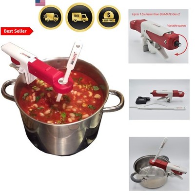 Automatic Pot Stirrer Self-Adjusting Cordless Variable Speed Kitchen Tool