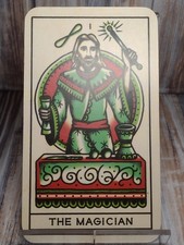 Tattoo Tarot Card The Magician, single swap, Ink & Intuition 2018 craft scrap