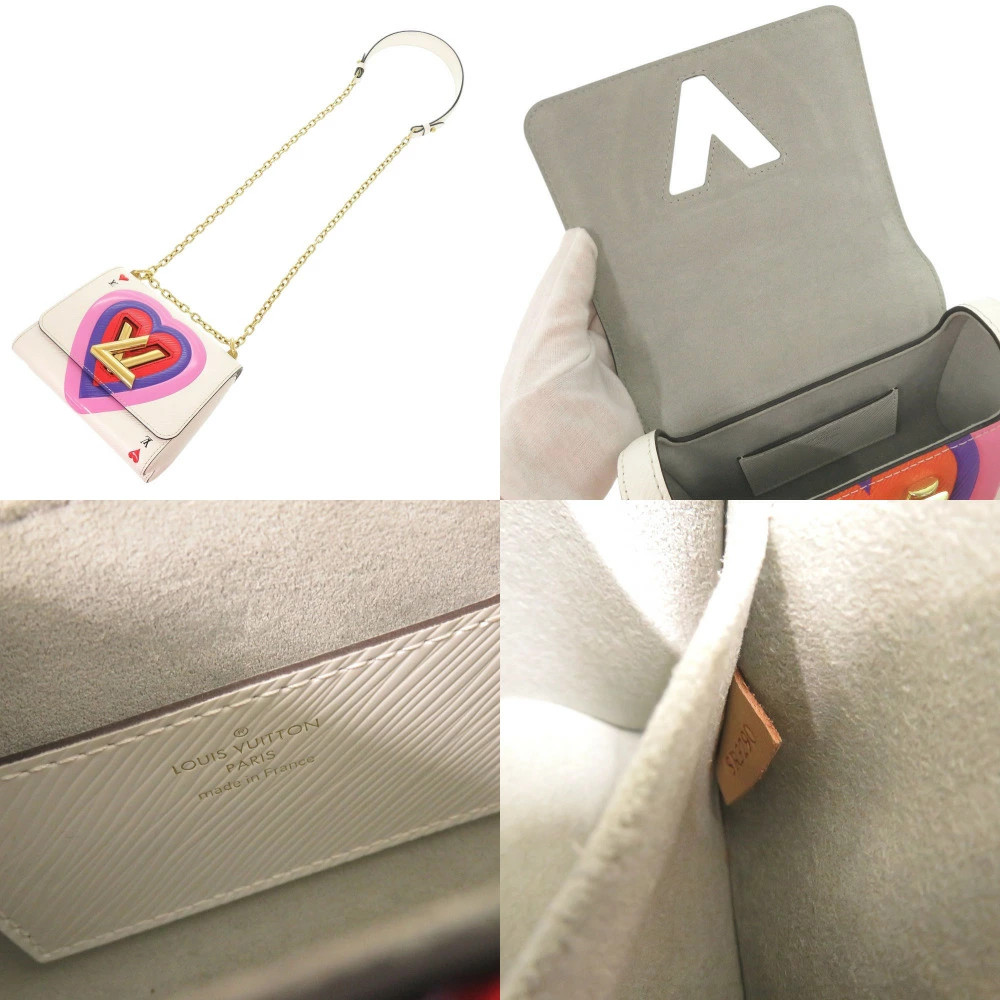 Louis Vuitton Authentic M57460 Epi Game On Twist Pm Shoulder Bag White *Pty9785 thumbnail 8