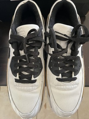 Nike Air Max 90 Sneakers White / Black / Gold Mens Size 10