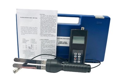 Digital Paper Moisture Meter with Range 0 To 80% Resolution 0.1 for Paper