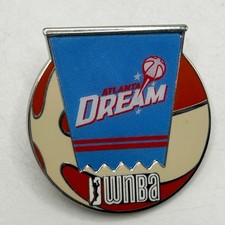 WNBA x Wincraft Officially Licensed Enamel Basketball Team Pin Atlanta DREAM EUC