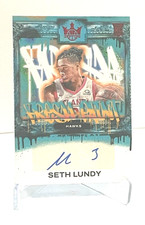 Auto #'d 75! Seth Lundy 2023-24 Court Kings Fresh Paint Auto #'d 25/75 Hawks RC