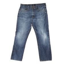 Lucky Brand Jeans men's 36x29 121 Heritage slim straight blue stretch denim