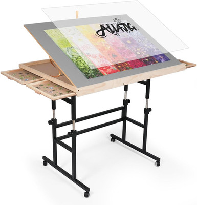 1500 Piece Jigsaw Puzzle Table with Legs,25''X34''Adjustable Puzzle Tables for Adu