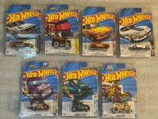 2025 Hotwheels Treasure Hunt Lot of 7 - Audi, Honda, Dodge, Mailed, Chill, B-Day