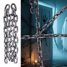 6 Feet Halloween Chains Plastic Classic Chain Prop Party Decor Spooky Costume US
