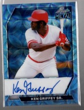 2026 Leaf Metal #OC-KGS Ken Griffey Sr. On-Card Auto #/5