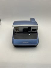 Polaroid One600 Instant Camera Blue Type 600 Film Built-In Flash Fixed Focus