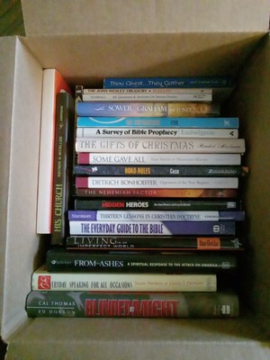 Random Theology/Christian Book Lot (Box Size 12x10x8) May Accept Best Offer #5