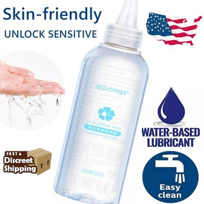 Lube Personal Sex Lubricant Water-Based Long Lasting Easy Clean Women Men Adult