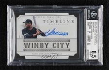 2017 Panini National Treasures 3/99 Yoan Moncada #TRMS-YM BGS 8.5 Auto 6fs