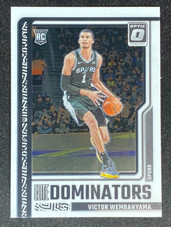 Victor Wembanyama 2023-24 Panini Donruss Optic Elite Dominators RC #18