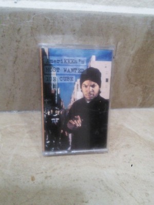 Original 1990 Ice Cube - Amerikkka's Most Wanted Cassette Tape RARE