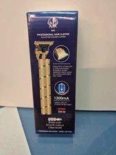 Professional Hair Clipper Kit With Guards USB Rechargeable Travel Size