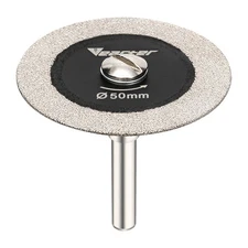 5Pcs 2'' Diamond Cutting Wheel Set with 6mm Shank Mandrel for Drill Rotary Tool