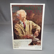 Standard Oil Company Of California Bulletin May 1938 Growing Rubber Chevron SF