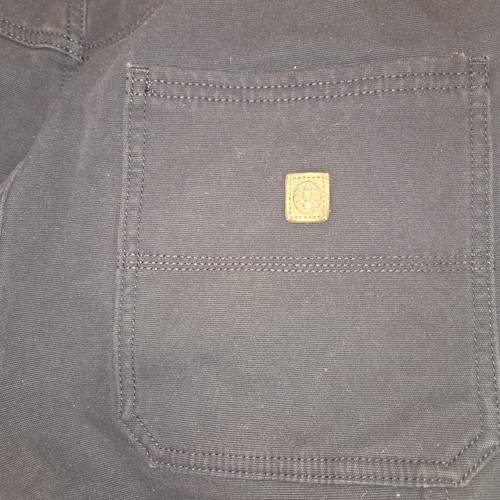 Coleman Pants Men 38x30 Black Fleece Lined Stretch Work Carpenter NEVER WORN - Picture 7 of 18