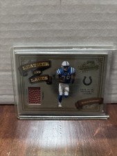 MARVIN HARRISON | 2003 Playoff Absolute Memorabilia Leather and Laces SN #/250