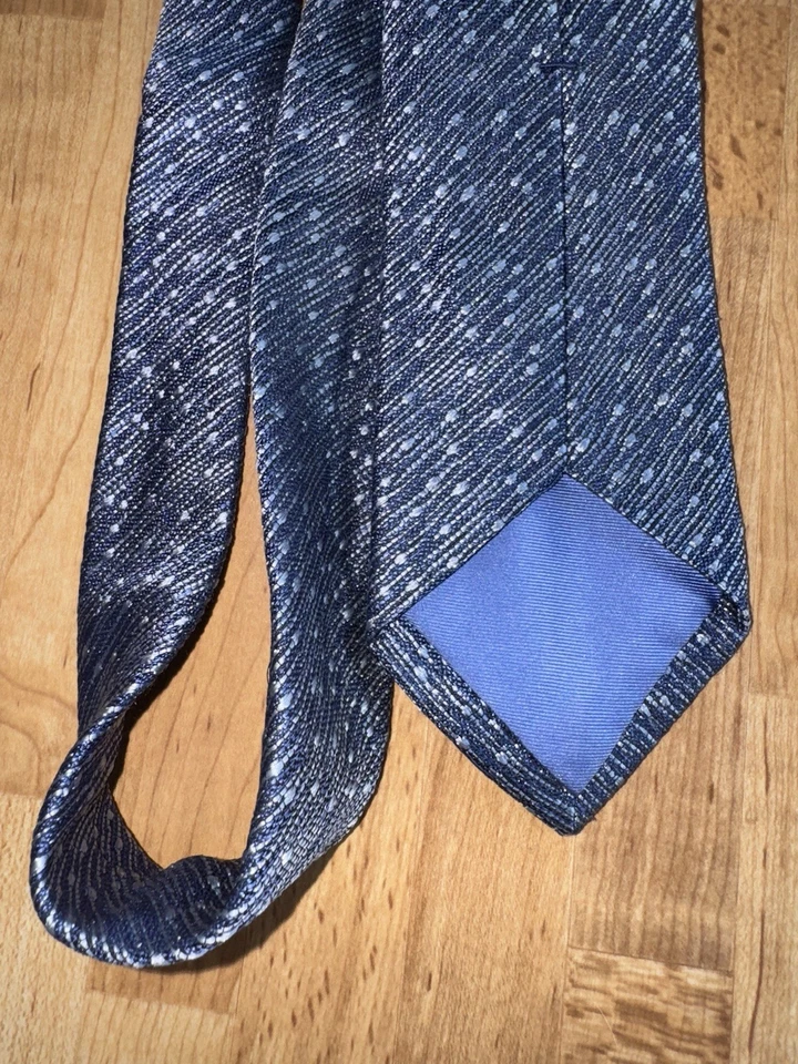 Richard James Savile Row Blue Patterned 100% Italian Silk Tie - Image 3 of 4