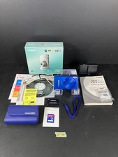 Canon IXY 420F Compact Digital Camera Blue Excellent Condition Accessories