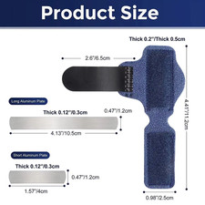 2 Pcs Toe Splint for Broken Toe Straightener Toe Brace Women Men Hammer To