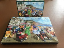 Falcon de Luxe Sidmouth Seafront 500 Teile Puzzle. Komplett.