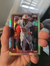 2025 Topps Chrome NFL EMEKA EGBUKA Rookie RC #312 Silver Refractor Tampa Bucs