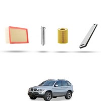 Hoffcar Wartungsset - 4 Filter FüR BMW X5 (E53) 3.0 170KW Ab 2000