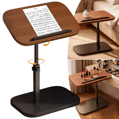 Beistelltisch C-Form Laptoptisch Computertisch Höhenverstellbar Klein Sofatisch - Bild 1 von 4